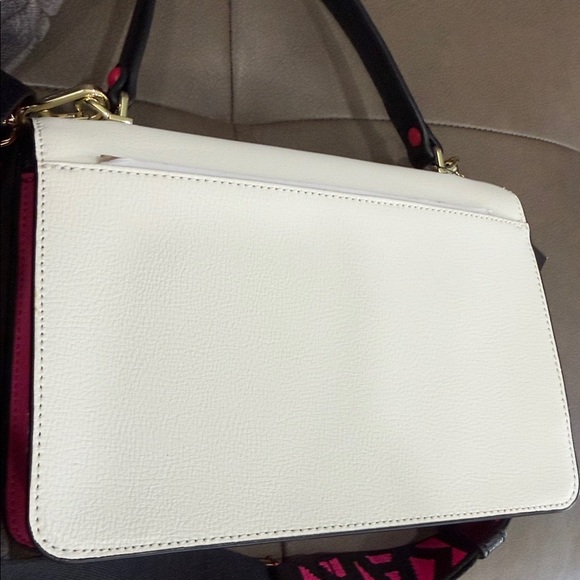 Karl Lagerfeld Paris Simone Leather Crossbody Candy Dots" purse - Picture 3 of 6